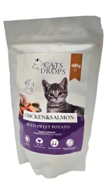 catsanddrops-karma-sucha-dla-kociat-kurczak-z-lososiem-400g