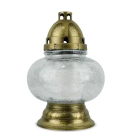 znicz-kula-duza-mrozona-zloty-31-cm-znicz-szklany-z-wkladem-wymiennym