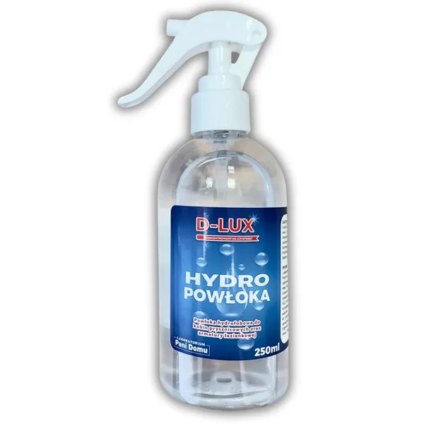POWŁOKA HYDROFOBOWA D-LUX 250ML OCHRONNA DO KABIN SZYB SZKŁA KUCHNI
