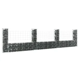 vidaxl-ogrodzenie-gabionowe-z-4-slupkami-zelazo-380x20x100-cm