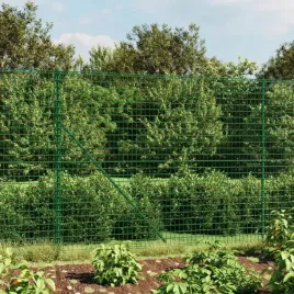 vidaxl-ogrodzenie-z-siatki-ze-stopami-slupkow-zielone-2x25-m