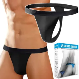 stringi-meskie-wygodne-majtki-bawelniane-sesto-senso-stm01-czarne-l