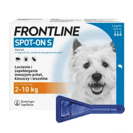 frontline-spot-on-s-krople-na-pchly-i-kleszcze-psy-malych-ras-2-10kg-3szt