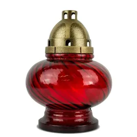 znicz-kula-duza-czerwony-27-cm-duzy-znicz-szklany-z-wkladem-wymiennym