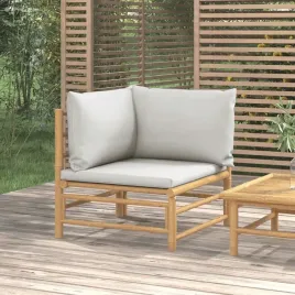vidaxl-narozna-sofa-ogrodowa-z-jasnoszarymi-poduszkami-bambusowa