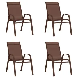 vidaxl-sztaplowane-krzesla-ogrodowe-4-szt-braz-tworzywo-textilene