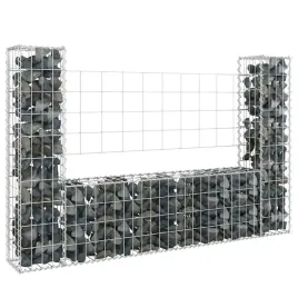 vidaxl-ogrodzenie-gabionowe-z-2-slupkami-zelazo-140x20x100-cm