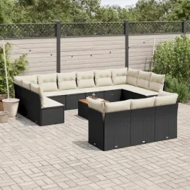 vidaxl-14-cz-zestaw-wypoczynkowy-do-ogrodu-poduszki-czarny-rattan-pe