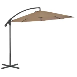 vidaxl-parasol-wiszacy-ze-stalowym-slupkiem-300-cm-kolor-taupe