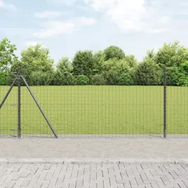 vidaxl-posty-ogrodzeniowe-z-podstawami-52-szt-o32mm-110cm-stal-ocynkowana