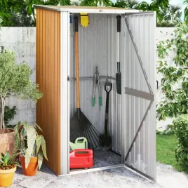 vidaxl-szopa-ogrodowa-brazowa-1185x97x2095-cm-stal-galwanizowana