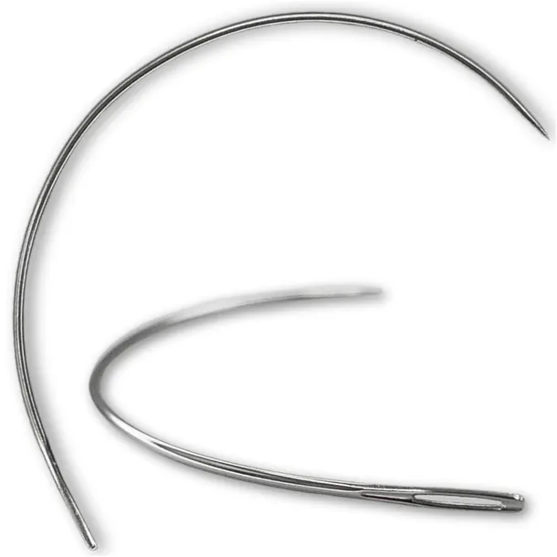 Igła tapicerska półokrągła półkolista zakrzywiona do pikowania 4,5cm [3]