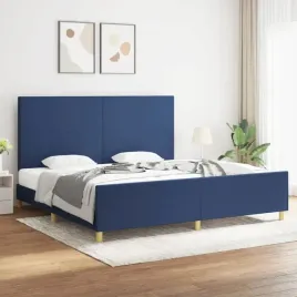vidaxl-rama-lozka-bez-materaca-niebieska-200x200-cm-obita-tkanina