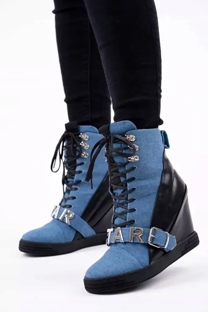 niebieskie-sneakersy-damskie-na-koturnie-star-36-stan-nowy