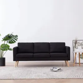 vidaxl-3-osobowa-sofa-tapicerowana-tkanina-czarna