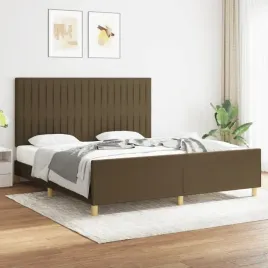 vidaxl-rama-lozka-bez-materaca-ciemnobrazowa-180x200-cm-tkanina