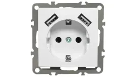 quadra-gniazdo-schuko-2x-usb-biale