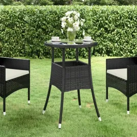 vidaxl-stolik-ogrodowy-o60x75-cm-szklo-hartowane-i-rattan-pe-czarny