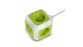 magiccube-poczworne-gniazdko-pradowe-2-wejscia-usb-14m-greenblue-gb118