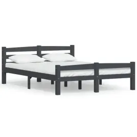vidaxl-rama-lozka-ciemnoszara-lite-drewno-sosnowe-120-x-200-cm