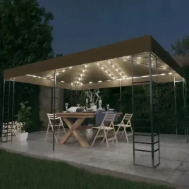 vidaxl-altana-ze-sznurem-lampek-led-3x4-m-kolor-taupe