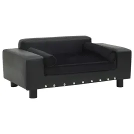 vidaxl-sofa-dla-psa-czarna-81x43x31-cm-plusz-i-sztuczna-skora