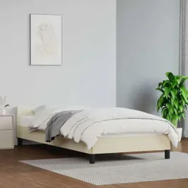 vidaxl-rama-lozka-z-zaglowkiem-bez-materaca-kremowa-90x190-cm