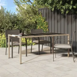 vidaxl-stol-ogrodowy-bezowy-190x90x75-cm-polirattan