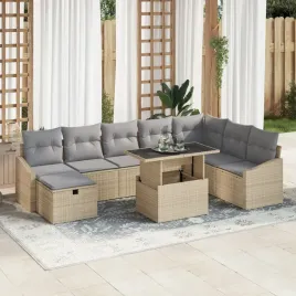 vidaxl-9-czesciowy-zestaw-sofy-ogrodowej-z-poduszkami-bezowy-poli-rattan