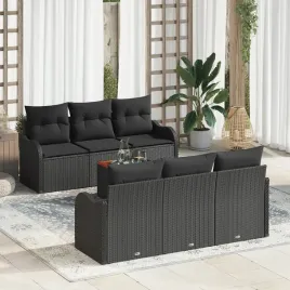 vidaxl-zestaw-7-elementowy-sofy-ogrodowej-z-poduszkami-czarny-rattan-akacja