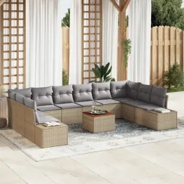 vidaxl-zestaw-11-czesciowy-sofy-ogrodowej-z-poduszkami-bezowej-poly-rattan