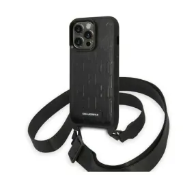 karl-lagerfeld-monogram-plaque-logo-strap-etui-iphone-14-pro-czarny