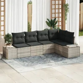 vidaxl-5-czesciowy-zestaw-sofy-ogrodowej-z-poduszkami-jasnoszary-rattan