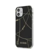 guess-gold-chain-etui-iphone-12-mini-czarny