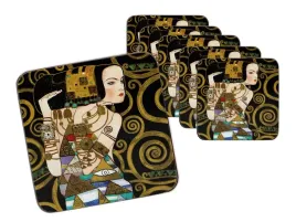 kpl-6-podkladek-korkowych-g-klimt-oczekiwanie-carmani