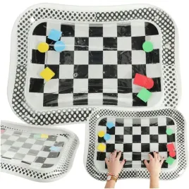 mata-wodna-sensoryczna-dmuchana-dla-niemowlat-czarno-biala-szachownica-xxl
