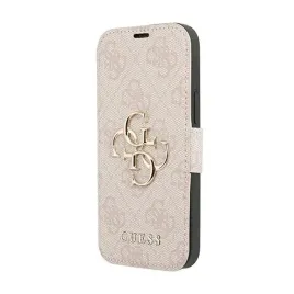 guess-booktype-4g-big-metal-logo-etui-iphone-13-pro-max-rozowy