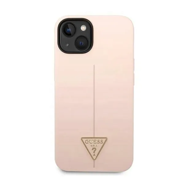 guess-silicone-triangle-logo-etui-iphone-14-rozowy-przeznaczenie-apple