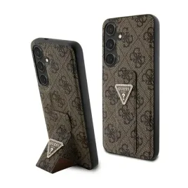 guess-grip-stand-4g-triangle-strass-logo-etui-samsung-galaxy-s24-brazowy