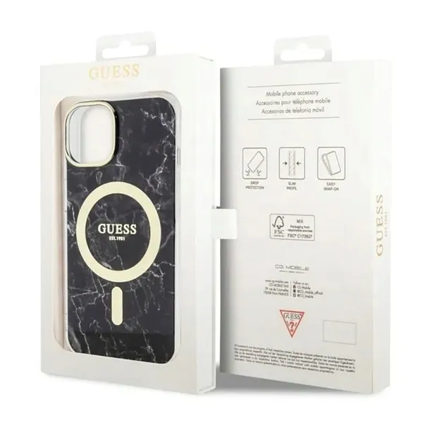 guess-marble-magsafe-etui-iphone-14-plus-czarny-funkcje-ladowanie-indukcyjne-pochlanianie-wstrzasow