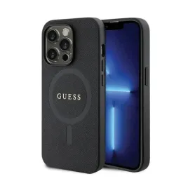 guess-saffiano-magsafe-etui-iphone-14-pro-czarny