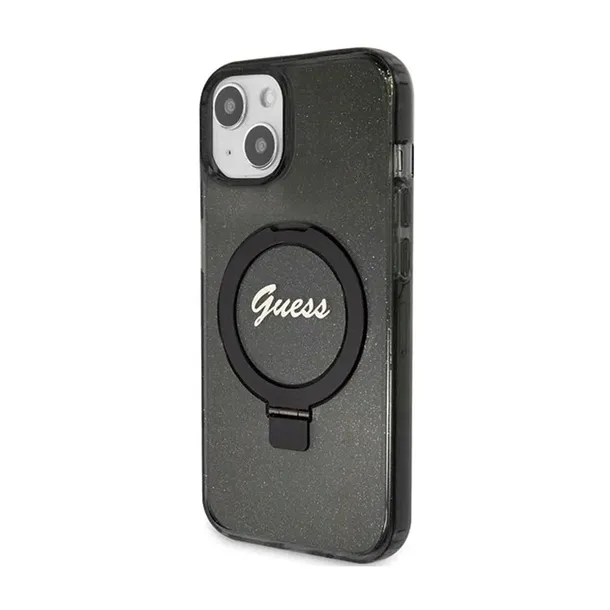 guess-ring-stand-script-glitter-magsafe-etui-iphone-15-plus-czarny-stan-nowy