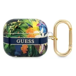 guess-flower-strap-etui-airpods-3-blue