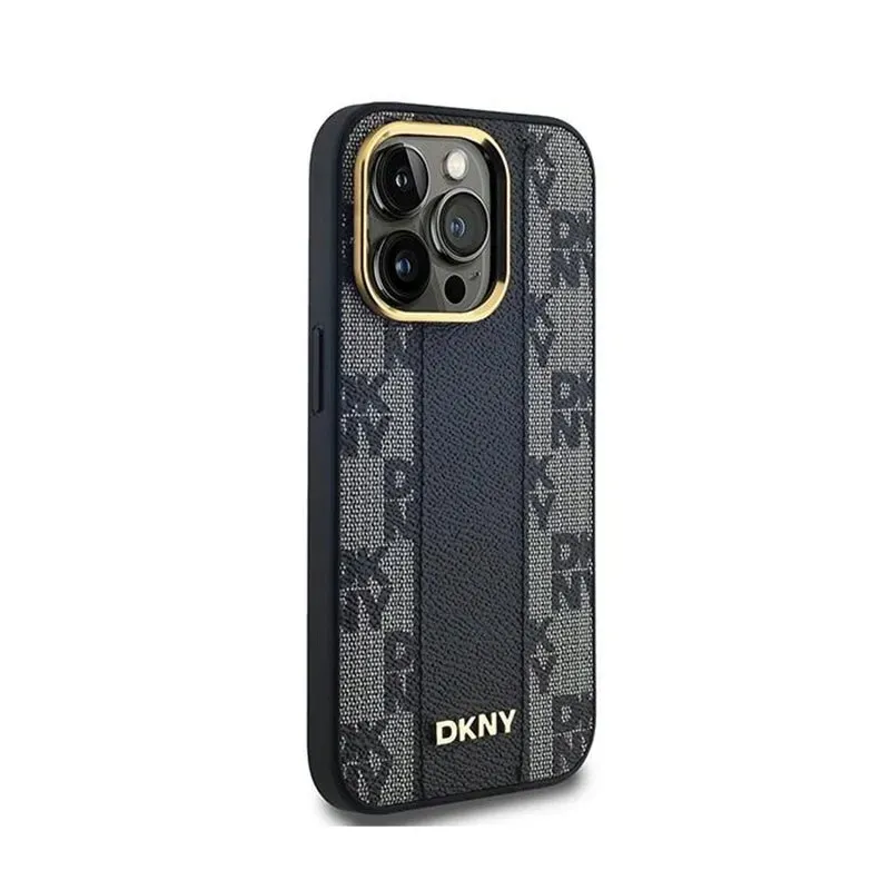 dkny-leather-checkered-mono-pattern-magsafe-etui-iphone-13-pro-max-czarn
