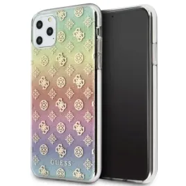 guess-4g-peony-electroplated-pattern-etui-iphone-11-pro-max-teczowy