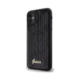guess-sequin-script-metal-etui-iphone-11-czarny-stan-nowy