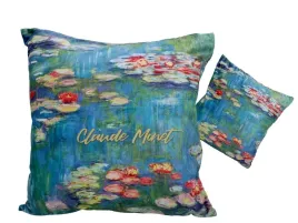 poduszka-z-wypelnieniem-suwak-c-monet-lilie-wodne-carmani