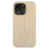 guess-saffiano-triangle-logo-case-etui-iphone-13-pro-bezowy-przeznaczenie-apple