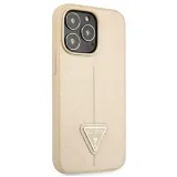guess-saffiano-triangle-logo-case-etui-iphone-13-pro-bezowy-kolor-bezowy