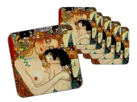 kpl-6-podkladek-korkowych-g-klimt-macierzynstwo-carmani